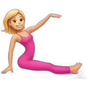 Pink pilates sticker