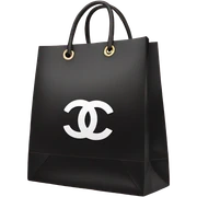 Chanel shopping bag sticker