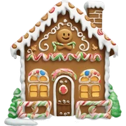 gingerbread house sticker