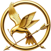 Mockingjay pin sticker