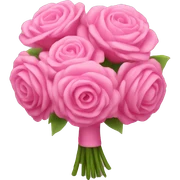 pink bouquet sticker