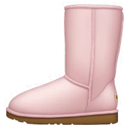 light pink uggs sticker