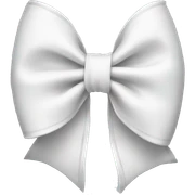 white bow sticker