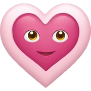 Love heart sticker