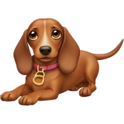 weiner dog sticker