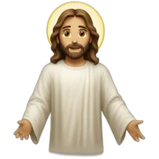 jesus christ angel sticker