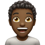Excited sticker