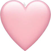 Light pink heart sticker