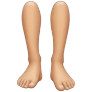 legs feet sticker