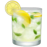 Gin lemon sticker