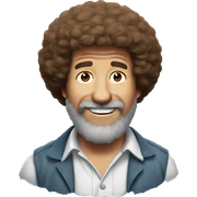 Bob ross sticker