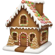 gingerbread house sticker
