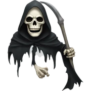 grim reaper sticker