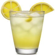 Lemon drop cocktail sticker