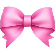 pink bow sticker