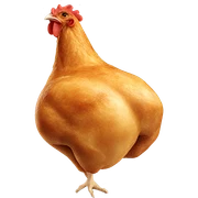 chicken leg sticker
