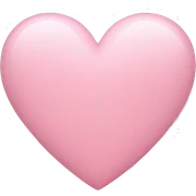 Light pink heart sticker