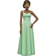 bridesmaids in green sticker