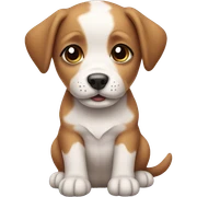 Cute puppy sticker