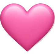 Pink heart sticker