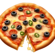 Pizza sticker