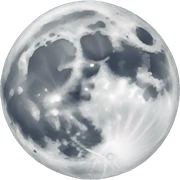 Full moon sticker