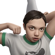 realistic portrait of a boy sticker