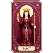  tarot Burgundy sticker