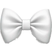 white bow sticker
