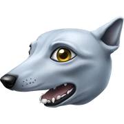 greyhound dog in UFO sticker