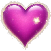 Heart with sparkles sticker