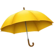 Guarda chuva amarelo  sticker