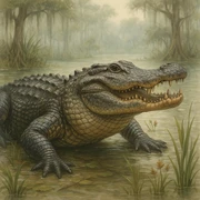 Alligator sticker