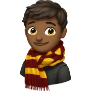 Hogwarts scarf sticker