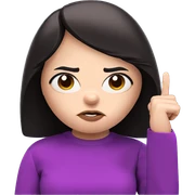 girl showing middle finger sticker