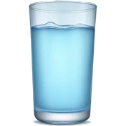 glass of water sticker
