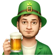Having a Beer sticker