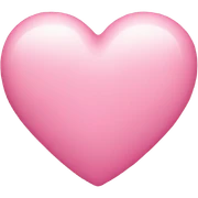 pink heart  sticker