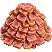 spam meat melted flower bouquet  sticker