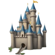 New Year's Castle sticker