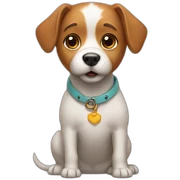 A dog dressed  sticker