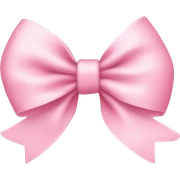 Baby pink bow  sticker