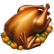 Thanksgiving turkey sticker