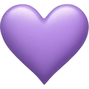 Pastel purple heart sticker