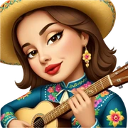 Mariachi Guitarist sticker