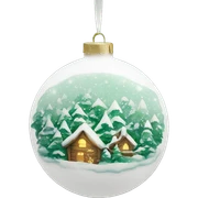 Forest colored ornament elegant sticker
