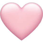 Light pink heart sticker