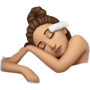 Ariana Grande sleeping sticker