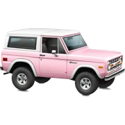 light pink ford bronco sticker