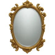antique mirror sticker